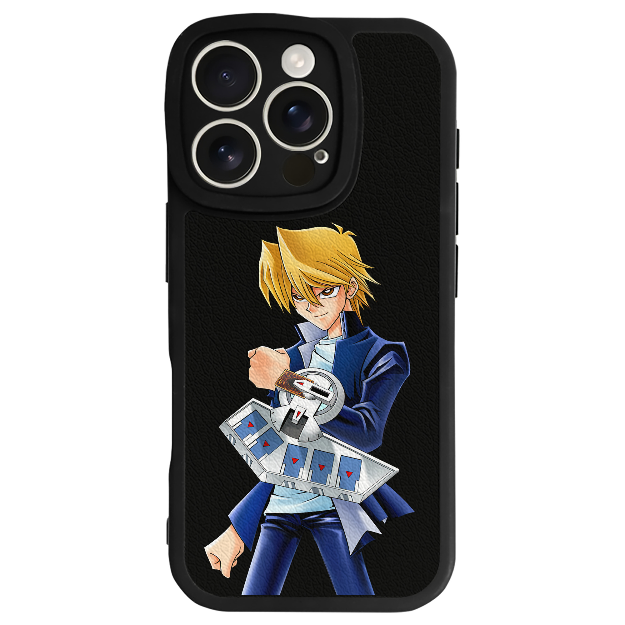遊☆戯☆王 Yu-Gi-Oh! 【iPhone 16シリーズ対応】シリコンスマホケース（レザー調） 材質：シリコン